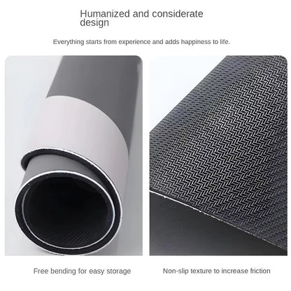 Tapete Oval Absorvente De Banheiro Secagem Rápida Antiderrapante