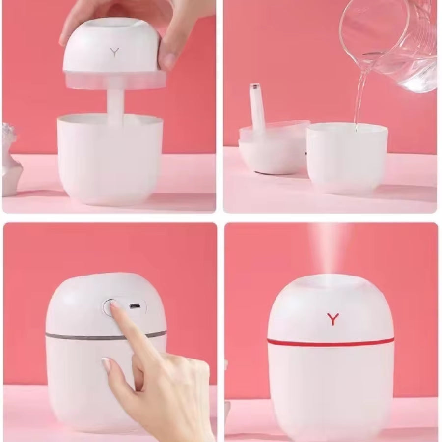 Umidificador Atomizador De Ar Doméstico Portátil Umidificador 200Ml