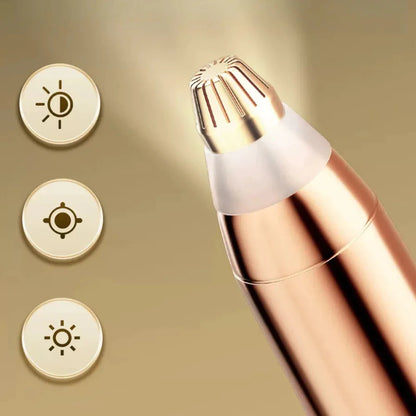 Caneta Depiladora Aparadora Para Sobrancelhas,Nariz, Buço. Portatil Elétrica Recarregável USB