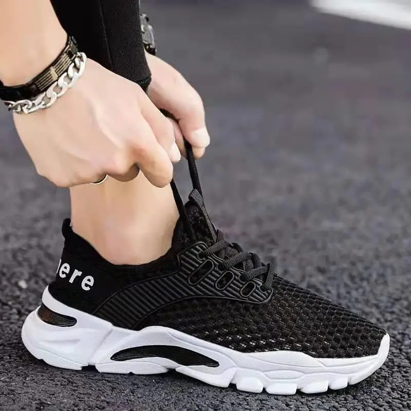 Men's Summer Breathable Anti-Odor Sports oes Korean Sle Trendy Me oes Student Casual oes All-Match Flat Footwear