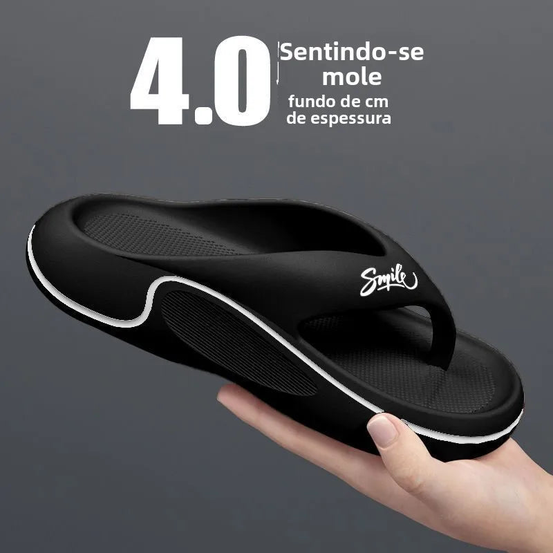 Men's Sandals Slippers Summer Thi Bot Wear-Resistant Soft Bot Anti-Slip Casual Beach Slippers Comfortable Breathable