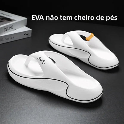 Men's Sandals Slippers Summer Thi Bot Wear-Resistant Soft Bot Anti-Slip Casual Beach Slippers Comfortable Breathable