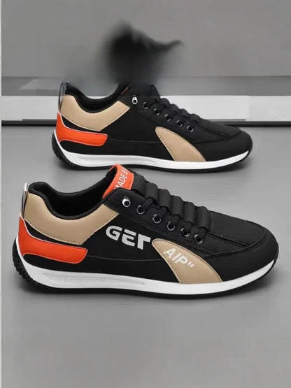 Men's Slip-On Sports oes Leather Surface Waterproof Running Casual Breathable White oes Summer Outdoor Leisure oes