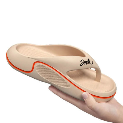 Men's Sandals Slippers Summer Thi Bot Wear-Resistant Soft Bot Anti-Slip Casual Beach Slippers Comfortable Breathable