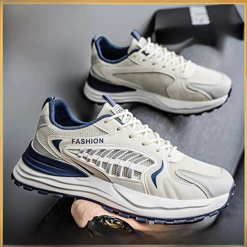 Men's Summer Casual oes Versatile Thi Bot Running oes Breathable Me Upper Korean Sle Dad oes Faionable Low Top