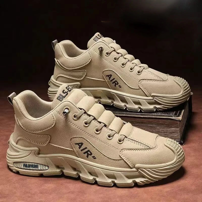 Men's Lightweight Sport Work oes Spring Construction Site Waterproof Non-Slip Wear-Resistant Slip-On Office Work Se oes