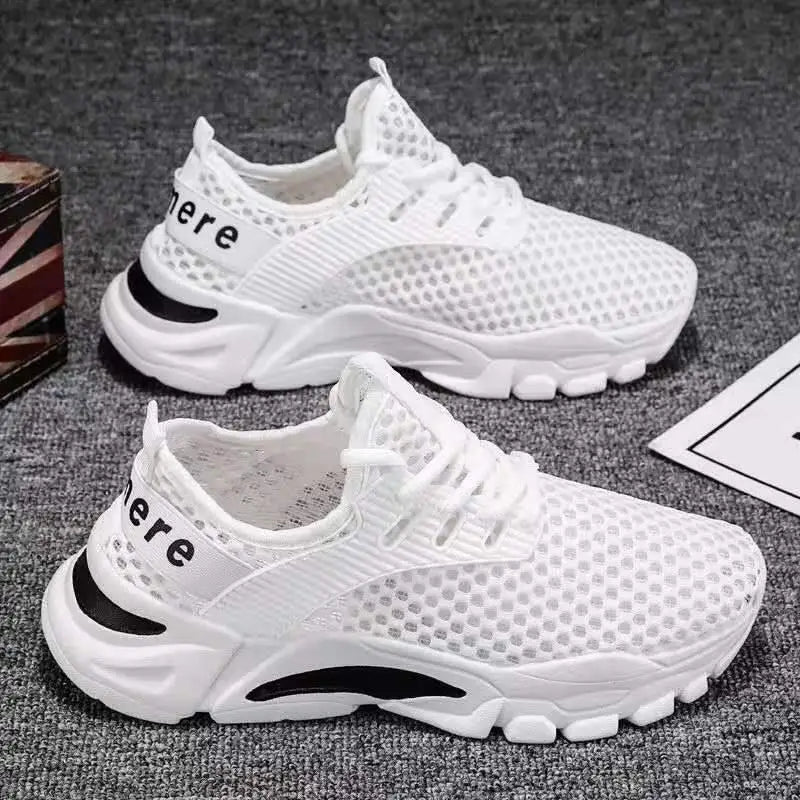 Men's Summer Breathable Anti-Odor Sports oes Korean Sle Trendy Me oes Student Casual oes All-Match Flat Footwear