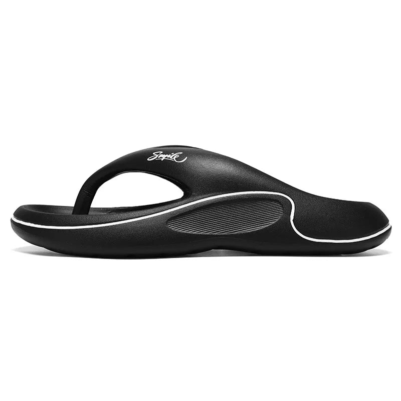 Men's Sandals Slippers Summer Thi Bot Wear-Resistant Soft Bot Anti-Slip Casual Beach Slippers Comfortable Breathable