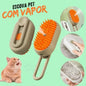 Escova a Vapor 3 Em 1 Pet Removedor Pelos Para Gatos E Cães
